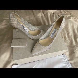 85 mm tulle & glitter pumps. Brand new. Never been worn.